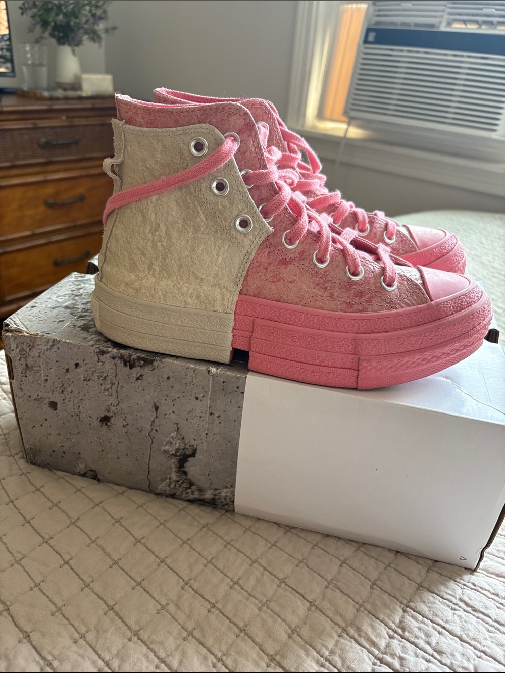 Converse 70 Hi Feng Chen Wang 2-in-1 pink quartz